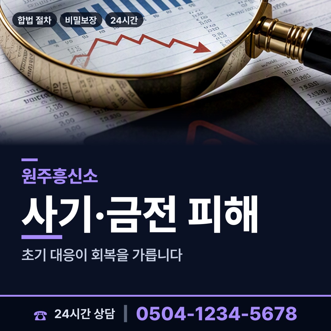 원주 행구동 탐정사무소 상담 안내
